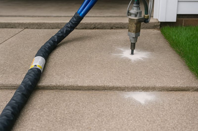 Concrete Settlement Repair in West Des Moines, IA