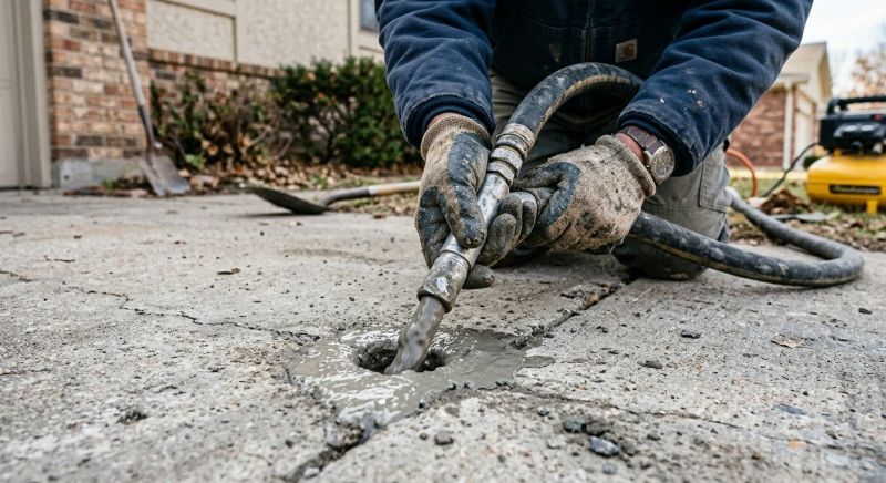 Concrete Slab Jacking in Denver, CO