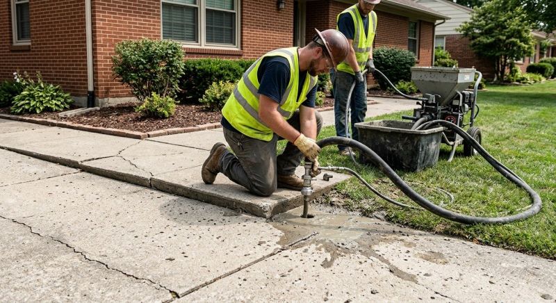 Patio Mudjacking in West Des Moines, IA
