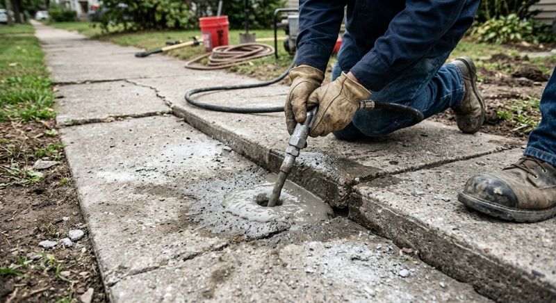 Sunken Patio Repair in Columbus, OH